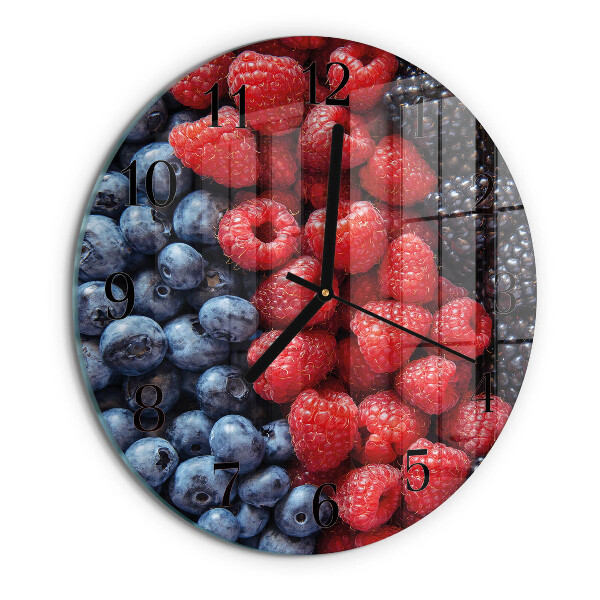 Round wall clock Berries