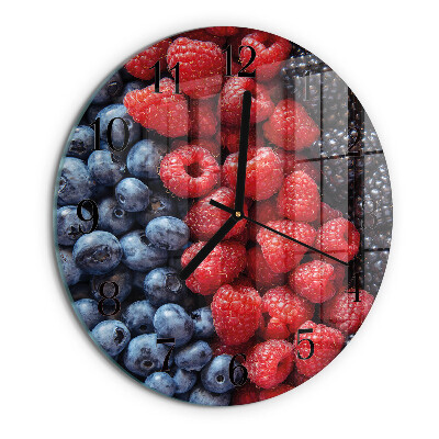 Round wall clock Berries