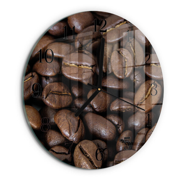 Round wall clock Coffee