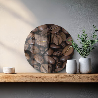 Round wall clock Coffee