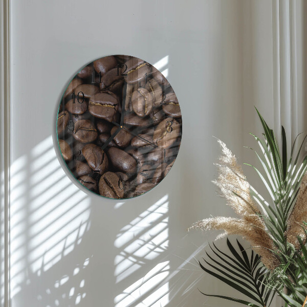 Round wall clock Coffee