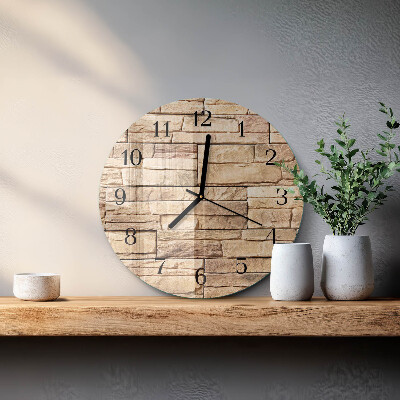 Round wall clock Clinker