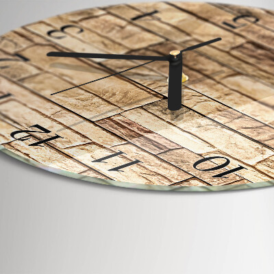 Round wall clock Clinker