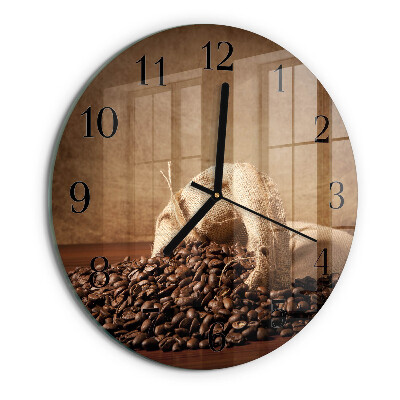 Round wall clock Coffee