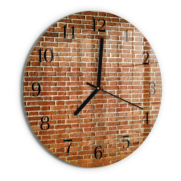 Round wall clock Brick