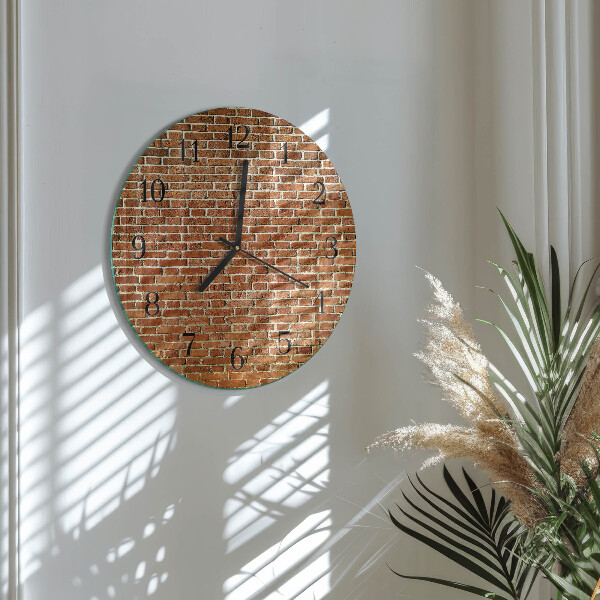 Round wall clock Brick
