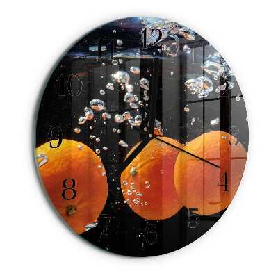 Round wall clock Oranges