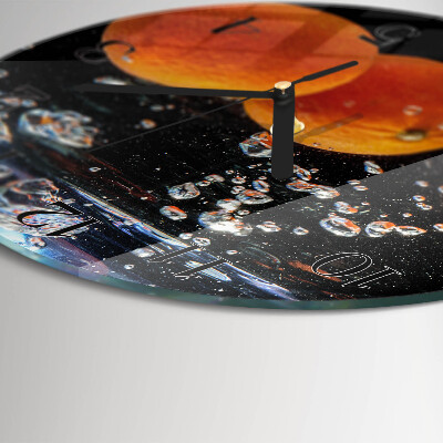 Round wall clock Oranges