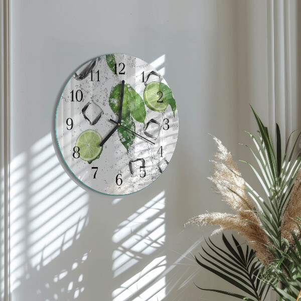 Round wall clock Limes