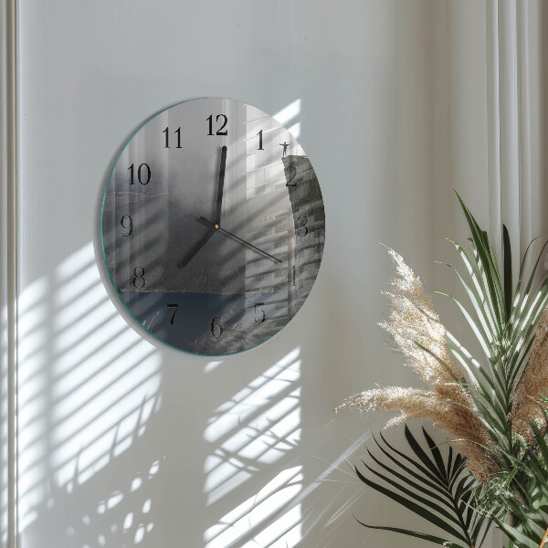 Round wall clock Abyss