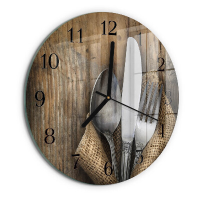 Round wall clock Cutlery