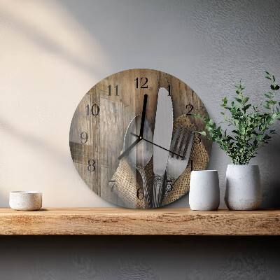 Round wall clock Cutlery