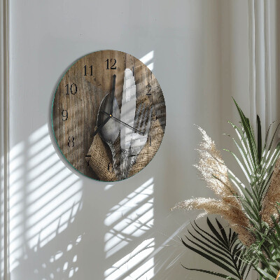 Round wall clock Cutlery