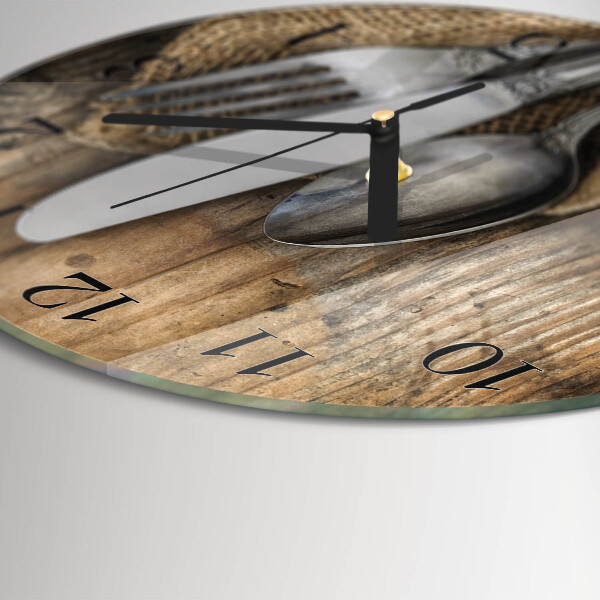 Round wall clock Cutlery
