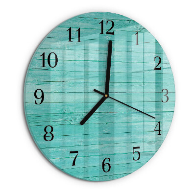 Round wall clock Green boards