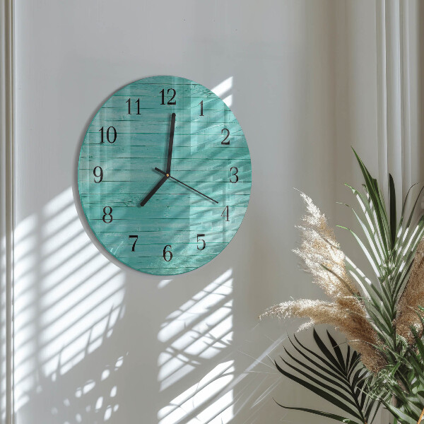 Round wall clock Green boards