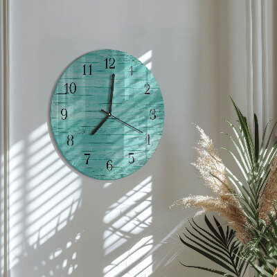 Round wall clock Green boards