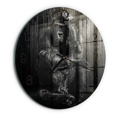 Round wall clock Gorilla