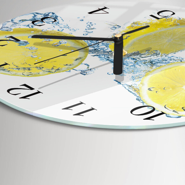 Round wall clock Lemons
