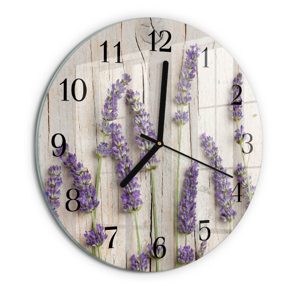 Round wall clock Lavender