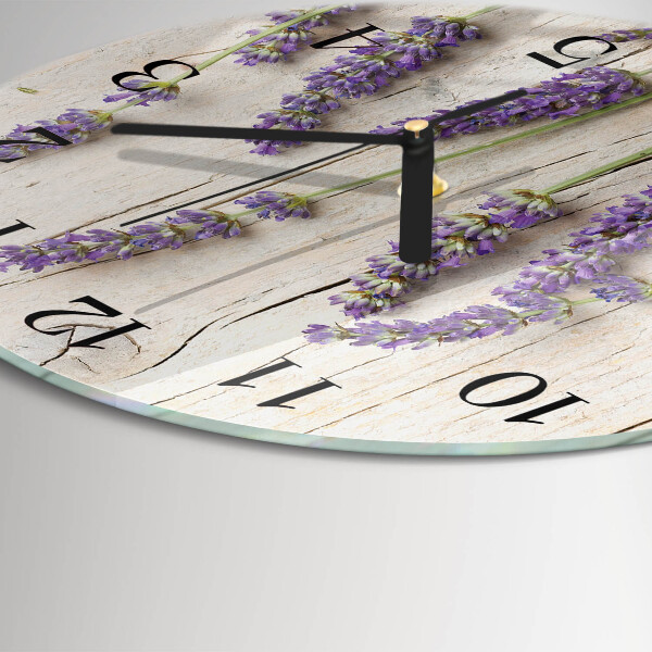 Round wall clock Lavender