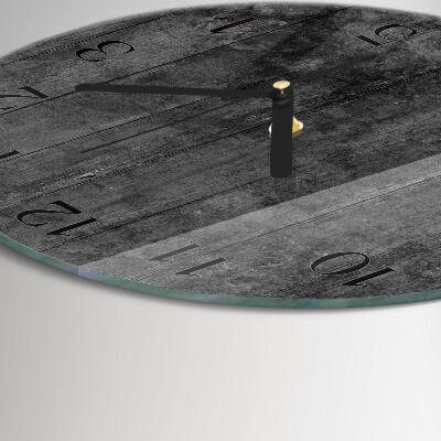 Round wall clock Wood