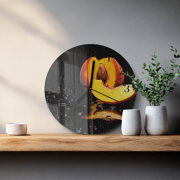Round wall clock Peach