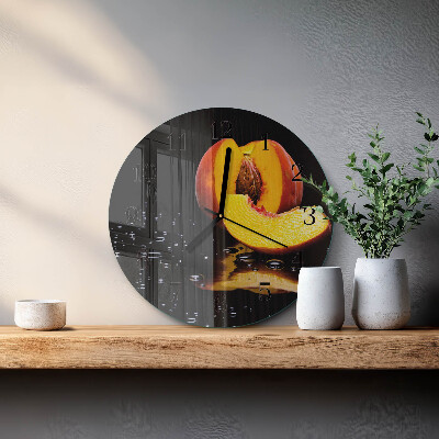 Round wall clock Peach