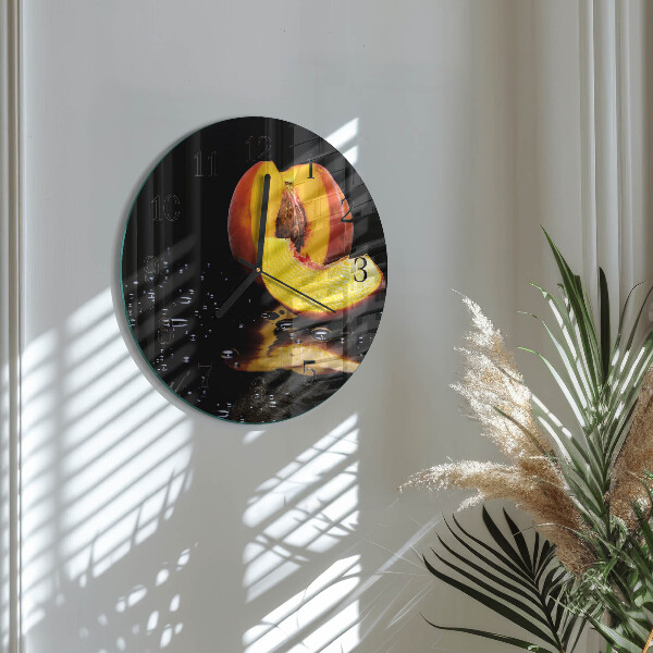 Round wall clock Peach