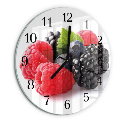 Round wall clock Berries