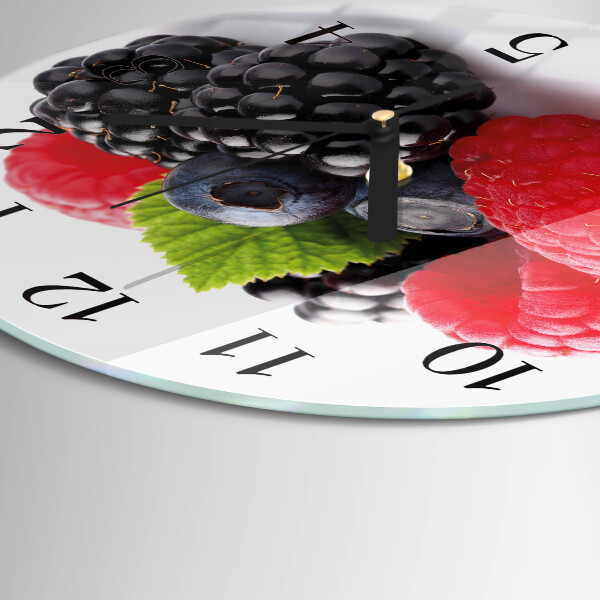 Round wall clock Berries