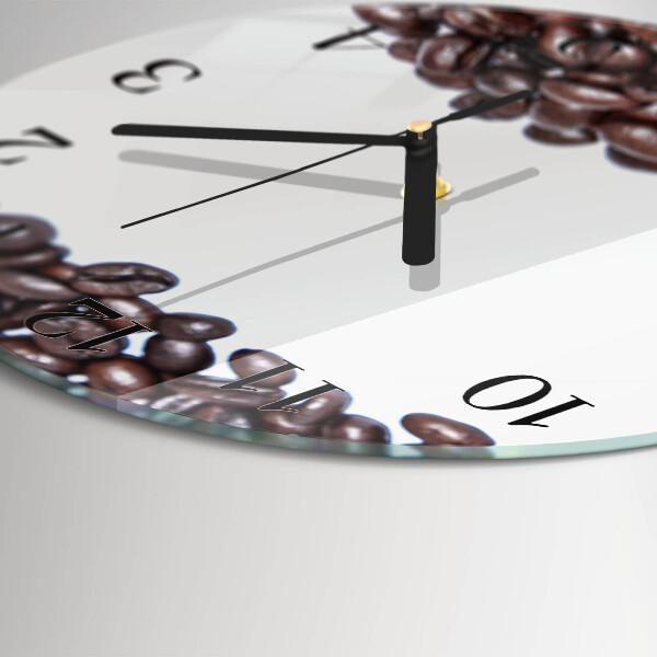Round wall clock Coffee Beans