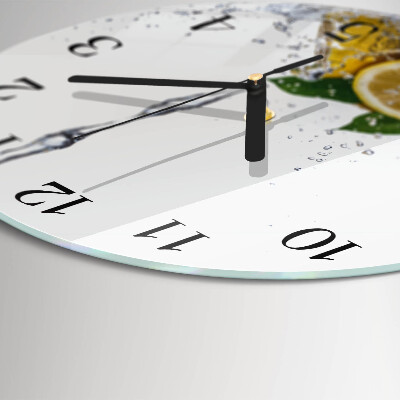 Round wall clock Lemons