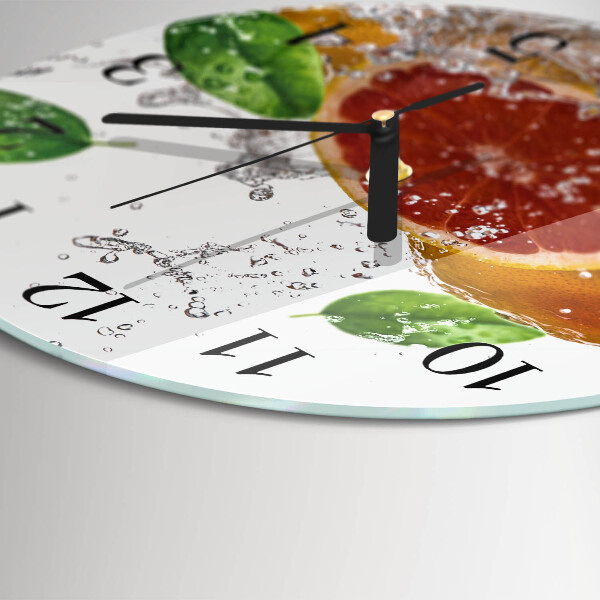 Round wall clock Grapefruit