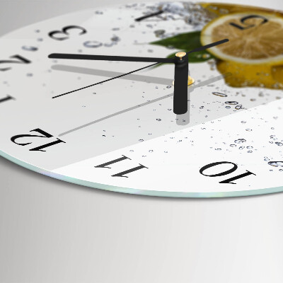 Round wall clock Lemons