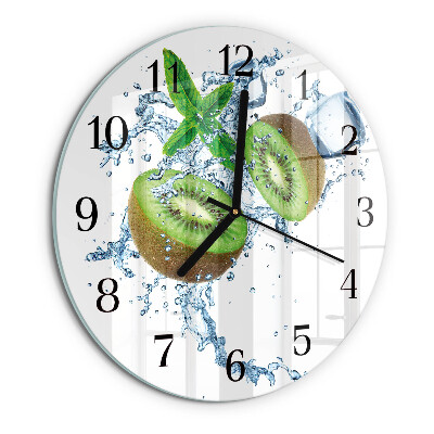 Round wall clock Brick Wall