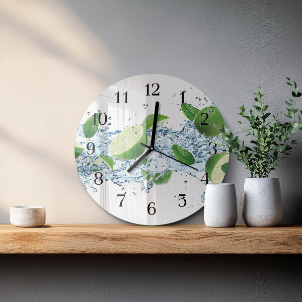 Round wall clock Limes
