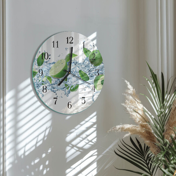 Round wall clock Limes