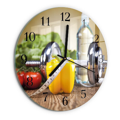 Round wall clock Pepper