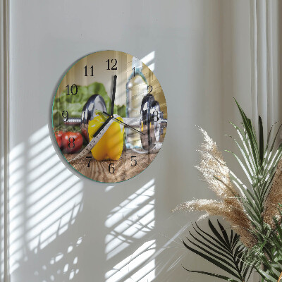 Round wall clock Pepper