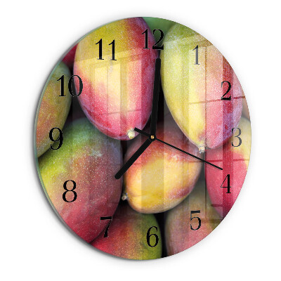 Round wall clock Fruit