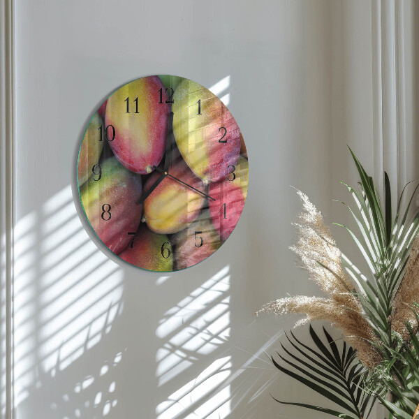 Round wall clock Fruit