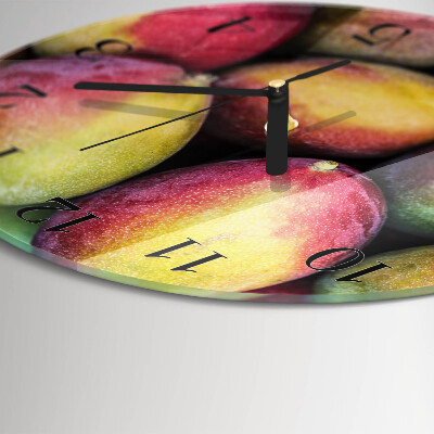 Round wall clock Fruit
