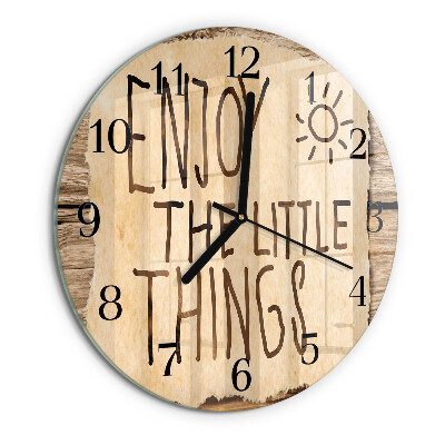 Round wall clock Enjoy