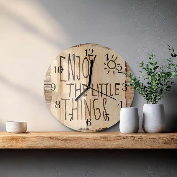 Round wall clock Enjoy