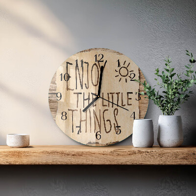 Round wall clock Enjoy