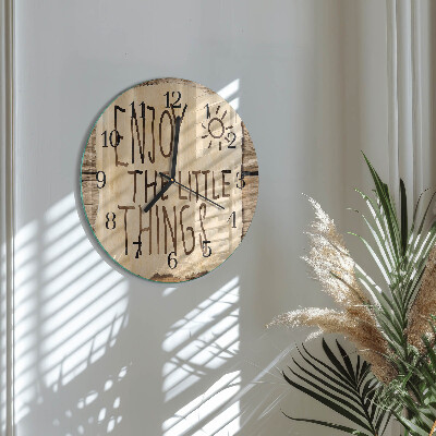 Round wall clock Enjoy