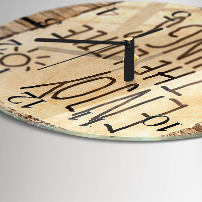 Round wall clock Enjoy
