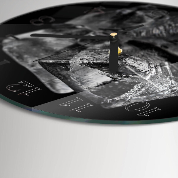 Round wall clock Ice Cubes