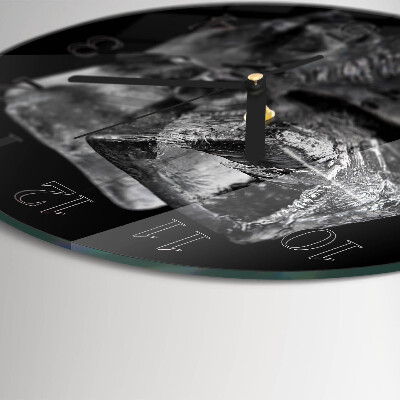 Round wall clock Ice Cubes